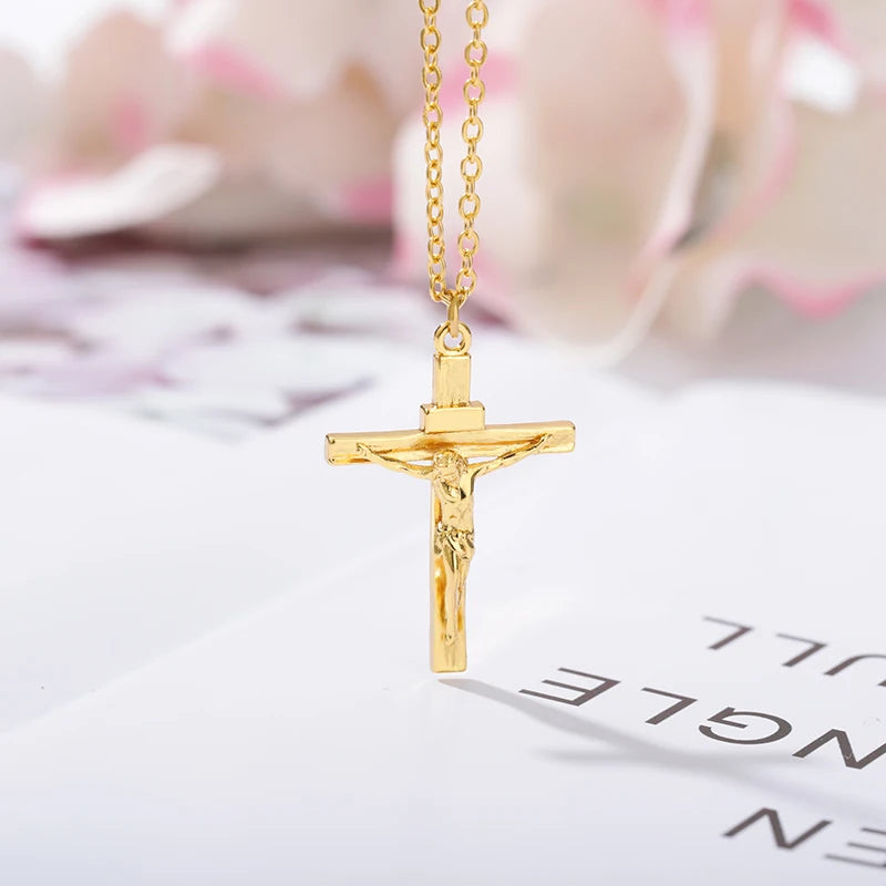 Classic Stainless Steel Cross Necklace – Christian Prayer Jewelry for Men & Women - Image 5