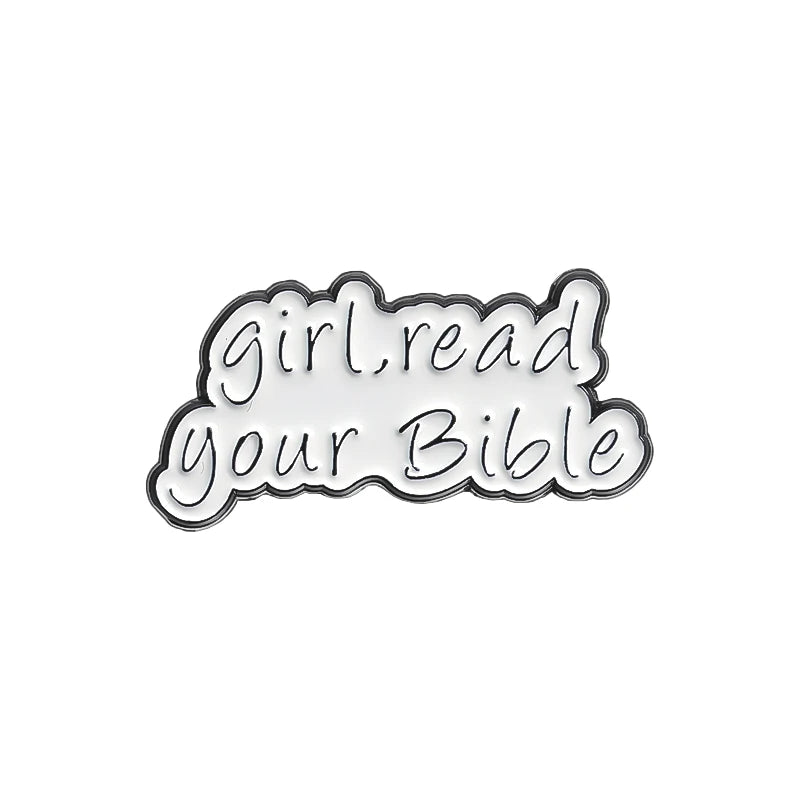 "Girl, Read Your Bible – Jesus Inside" Enamel Pin – Custom Christian Faith Brooch for Women - Image 11