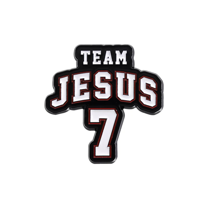 30-Piece Set Jesus Christ Faith Enamel Pins – Wholesale Christian Cartoon Brooches & Lapel Badges - Image 12