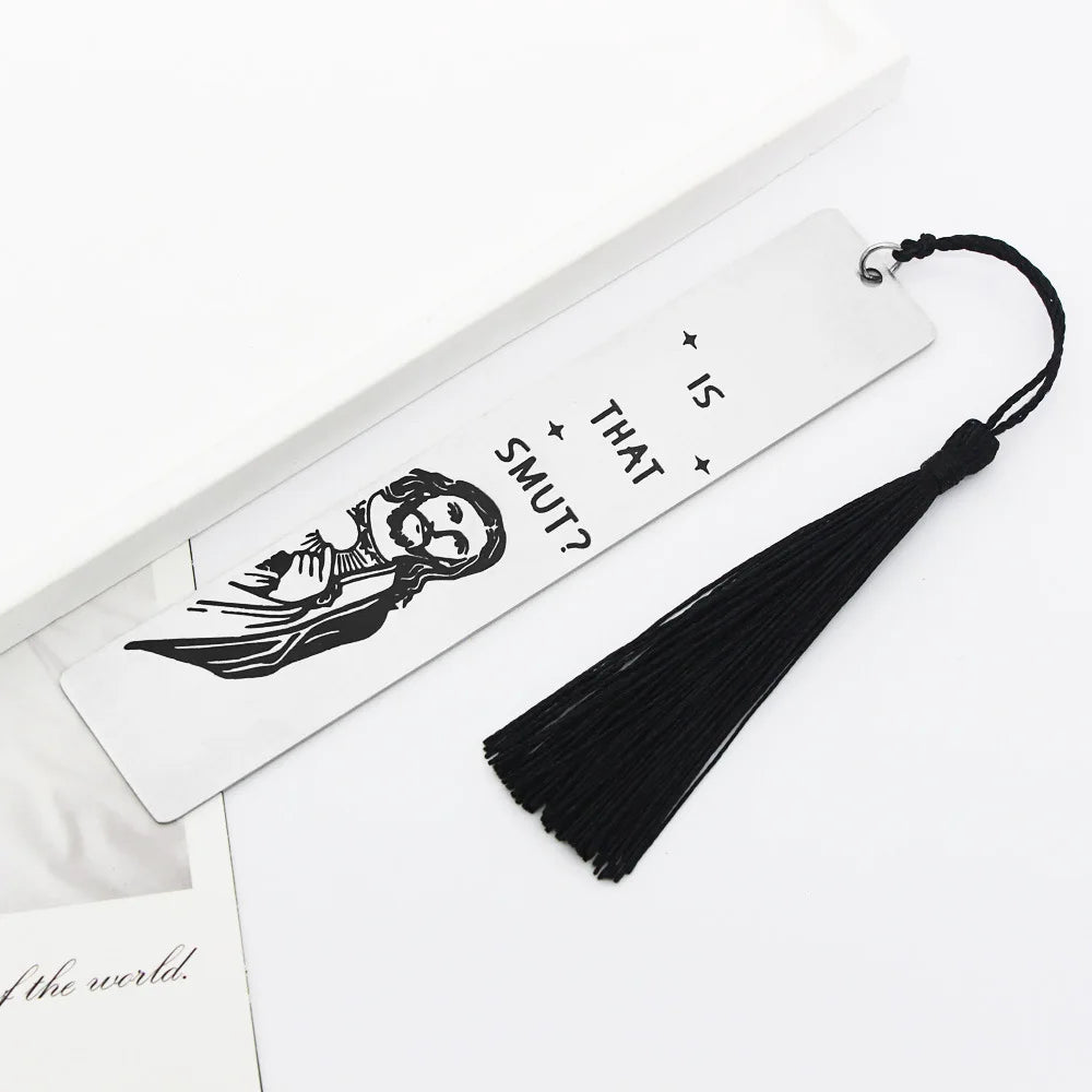 Funny Metal Bookmark with Tassel - Image 14