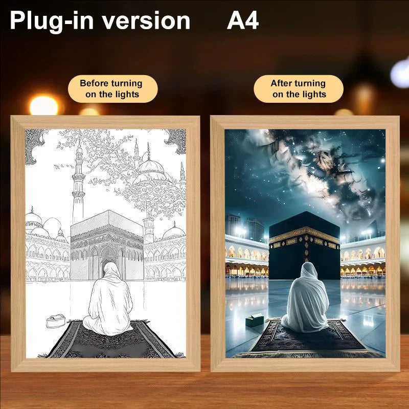 Lumin Works "Jesus – I Am Always With You" 4D LED Wall Art Light - Image 41