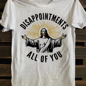 "Disappointments All of You" Funny Jesus Meme T-Shirt β Christian Graphic Tee for Men
