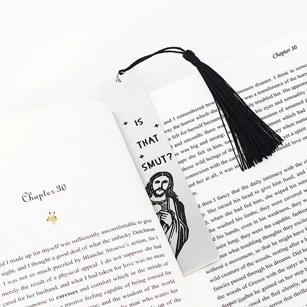 Funny Metal Bookmark with Tassel - Image 6