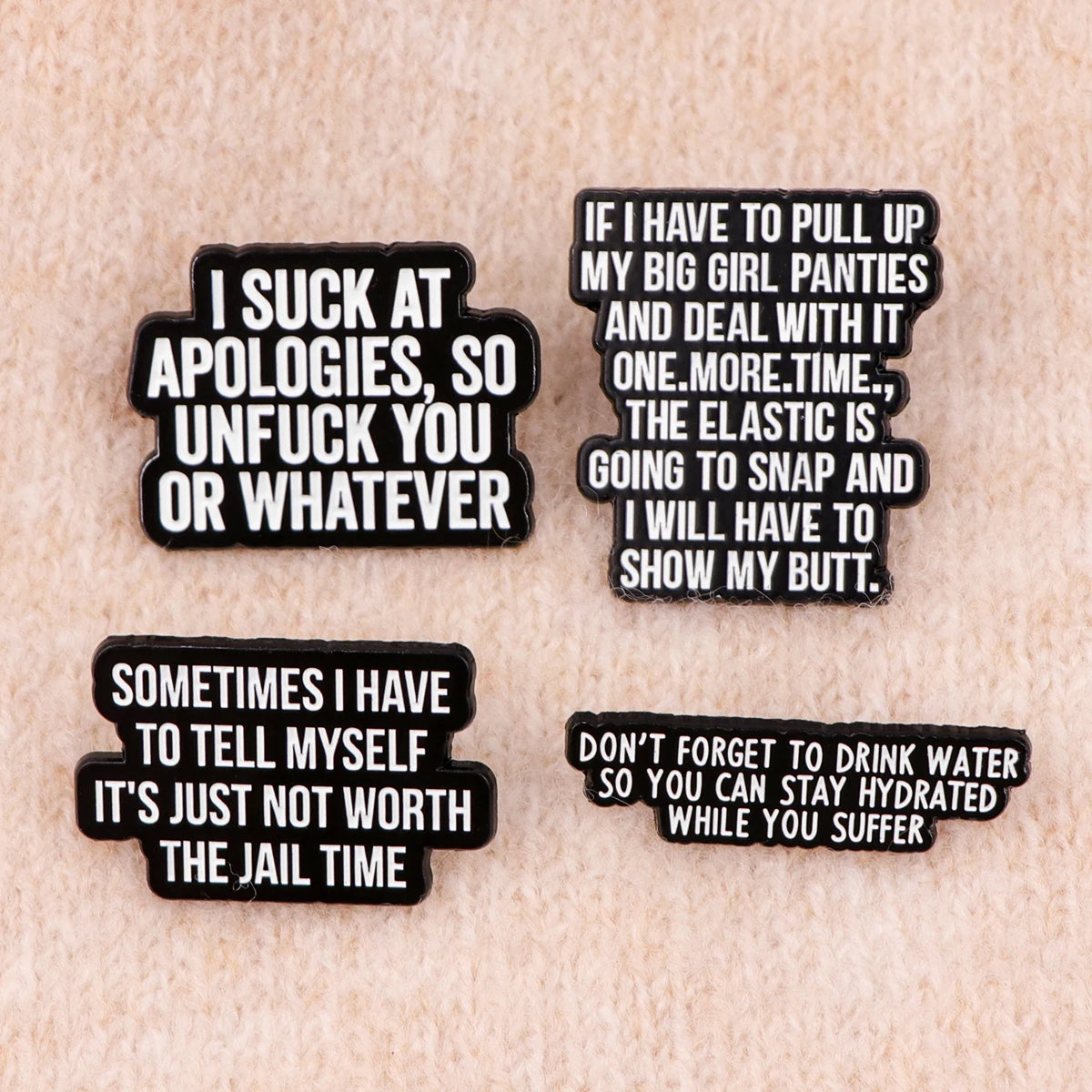 Jesus Enamel Pin – Sarcastic Quote Brooch for Backpacks, Clothing & Gifts - Image 4