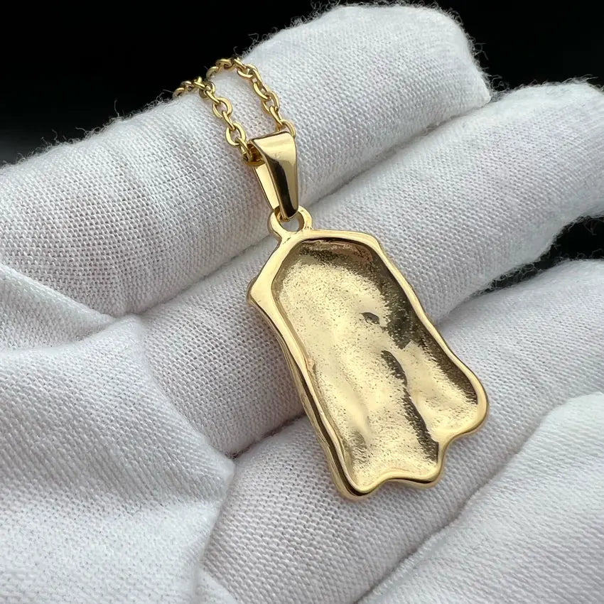 Classic Jesus Head Pendant Necklace – Stainless Steel Religious Jewelry - Image 3