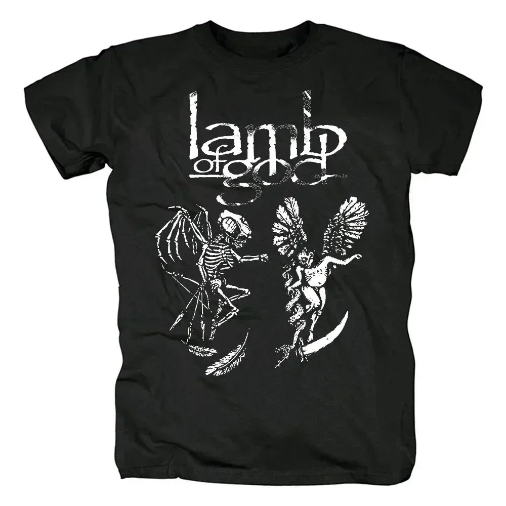 Lamb of God Heavy Metal Band T-Shirt – Men's Graphic Harajuku Streetwear Tee