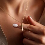 Fashion Stainless Steel Cross Necklace – Gold & Silver Color Jewelry for Men & Women