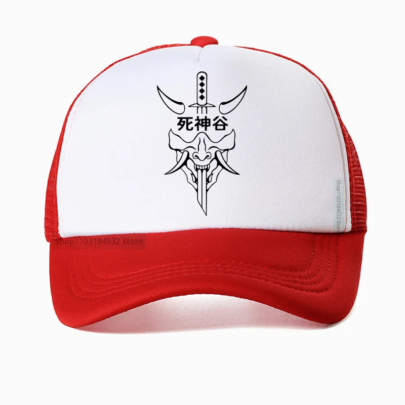 Death God Shinigami Valley Logo Baseball Cap – Adjustable Summer Sports Hat - Image 6